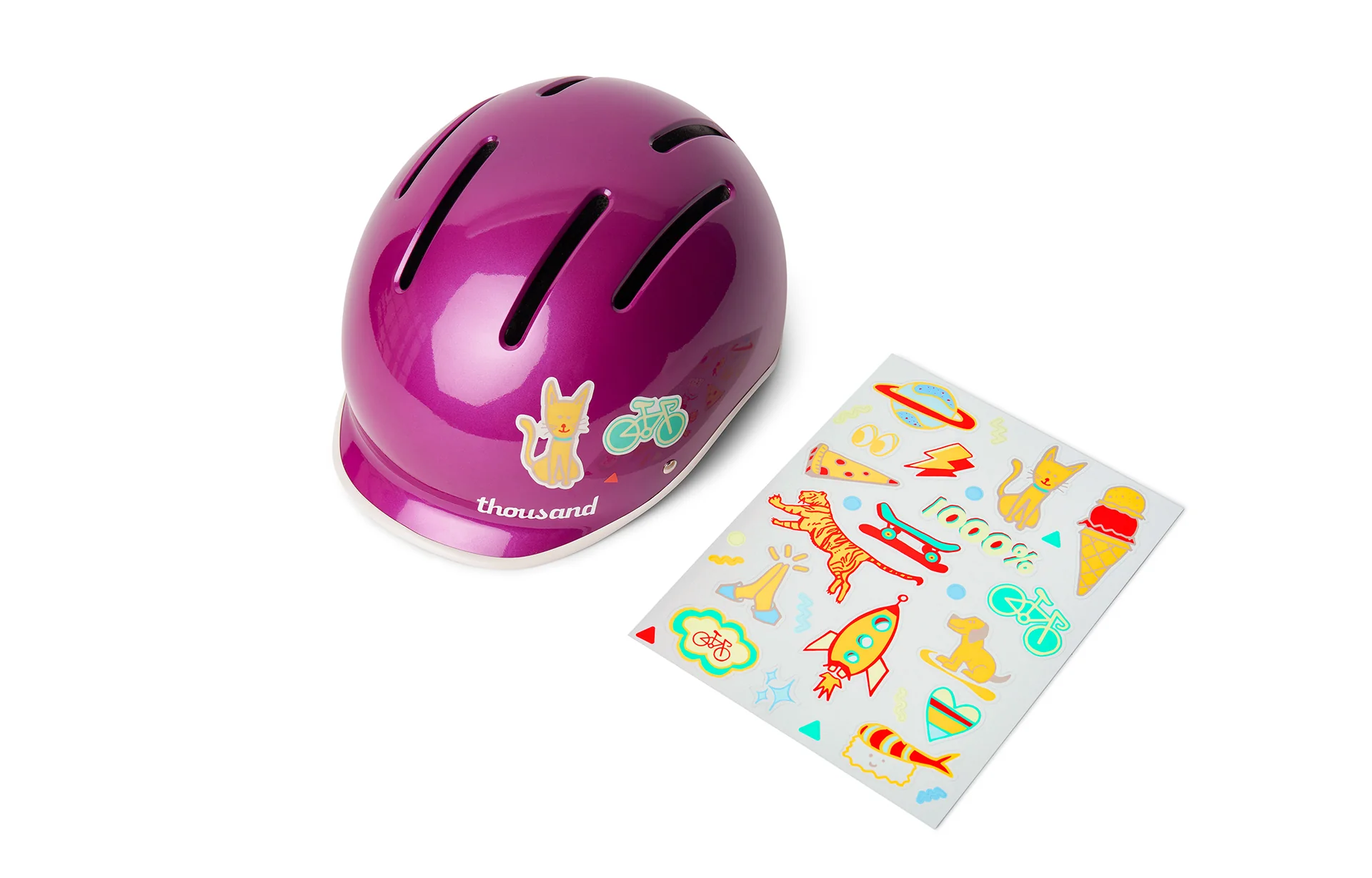 Thousand Junior Helmet Vivid Violet - Image 5